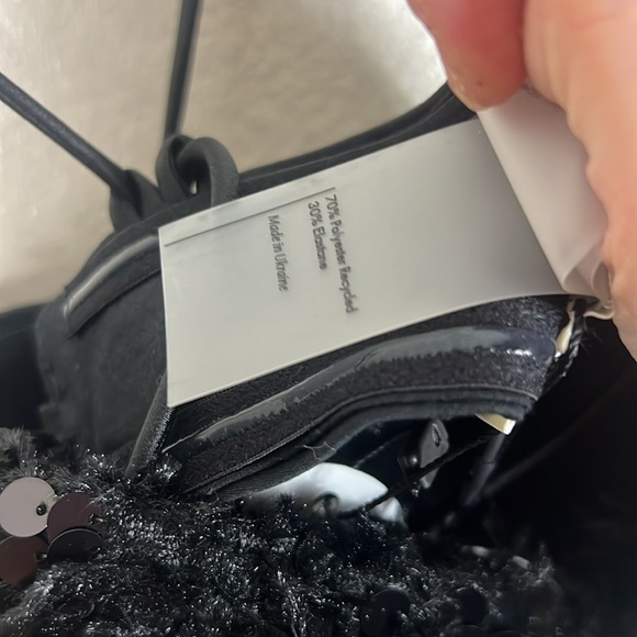 CULTNAKED Power Cover Up bra in Onyx Bloom - Picture 6 of 8